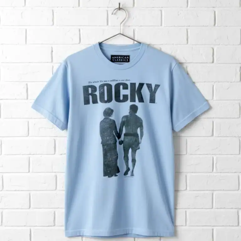 Rocky and Adrian Movie Poster Men's T Shirt