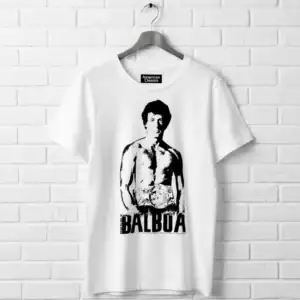 Rocky Balboa Towering Champion Men's T Shirt