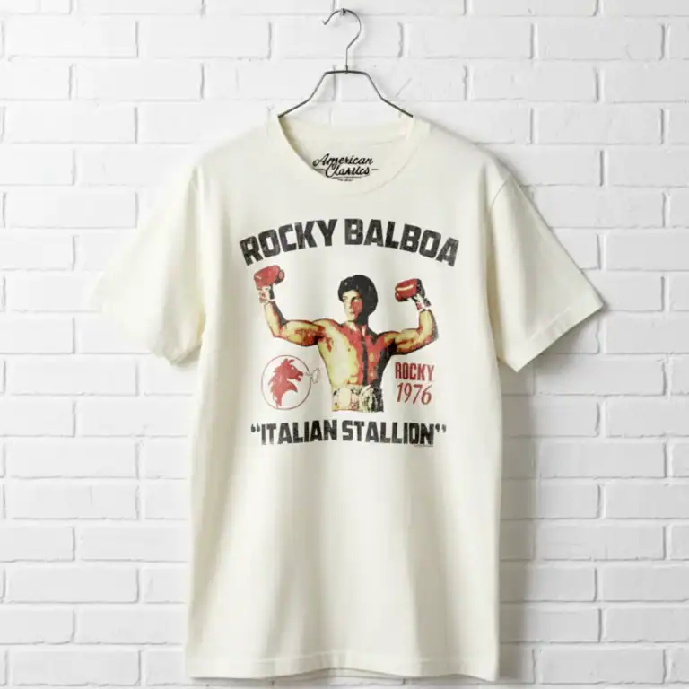 Rocky Balboa Victory Italian Stallion 1976 Men T Shirt