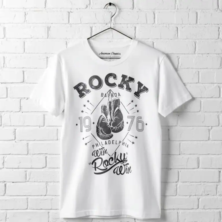 Rocky Boxing Gloves 1976 Men's T Shirt