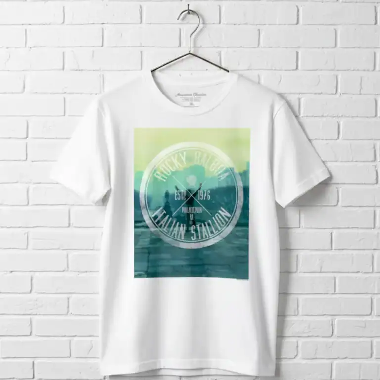 Rocky Balboa Philly Circle Men's T Shirt