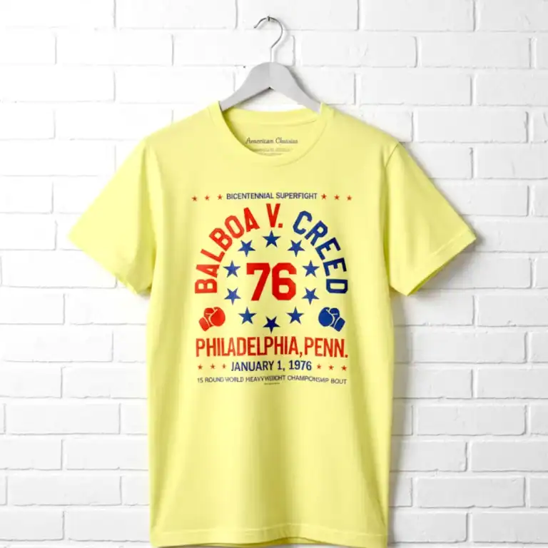 Rocky Balboa v Creed 76 Bicentennial Superfight Men's T Shirt