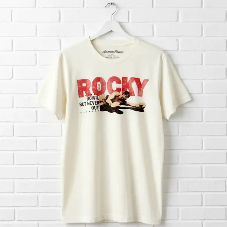 Rocky Down but Never Out Men's T Shirt