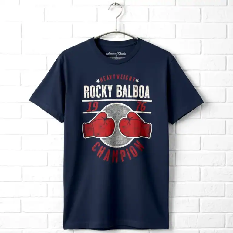 Rocky Balboa Boxing Heavyweight Champion 1976 Men's T Shirt
