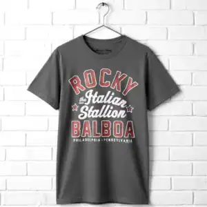 Rocky Balboa Italian Stallion Stars Men's T Shirt