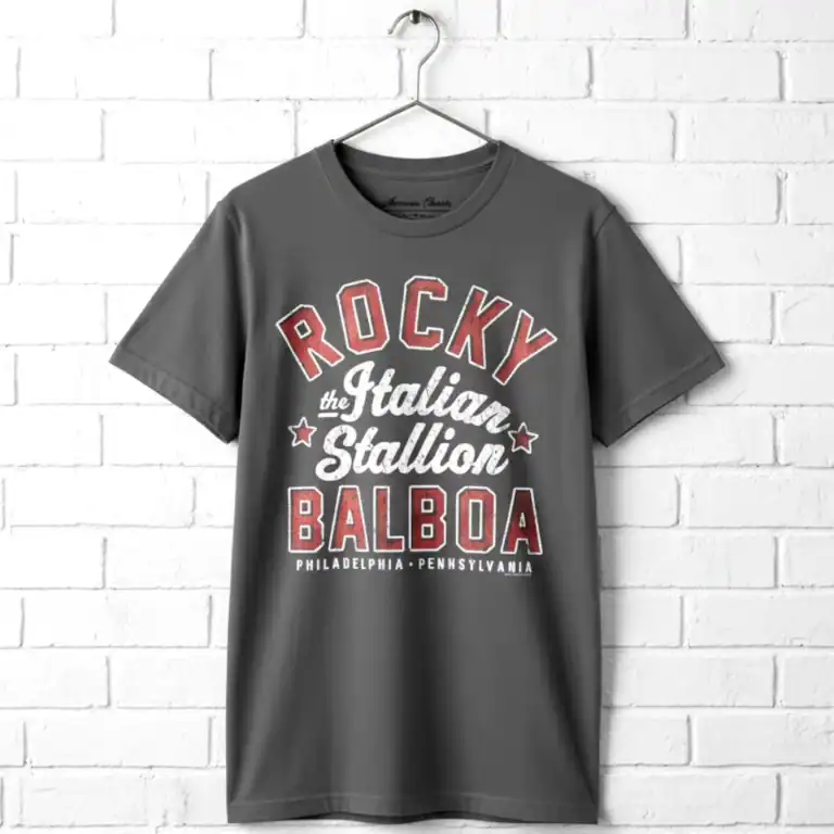 Rocky Balboa Italian Stallion Stars Men's T Shirt