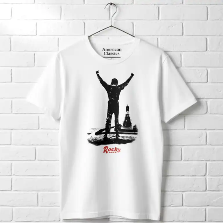 Rocky Victory Pose Silhouette Men's T Shirt