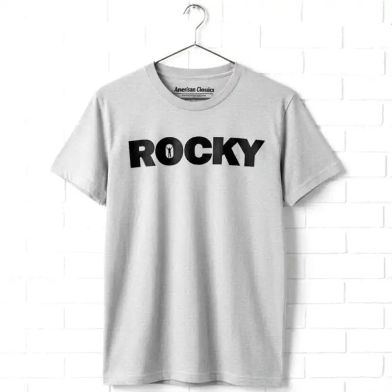Rocky Faded Movie Logo Men's T Shirt