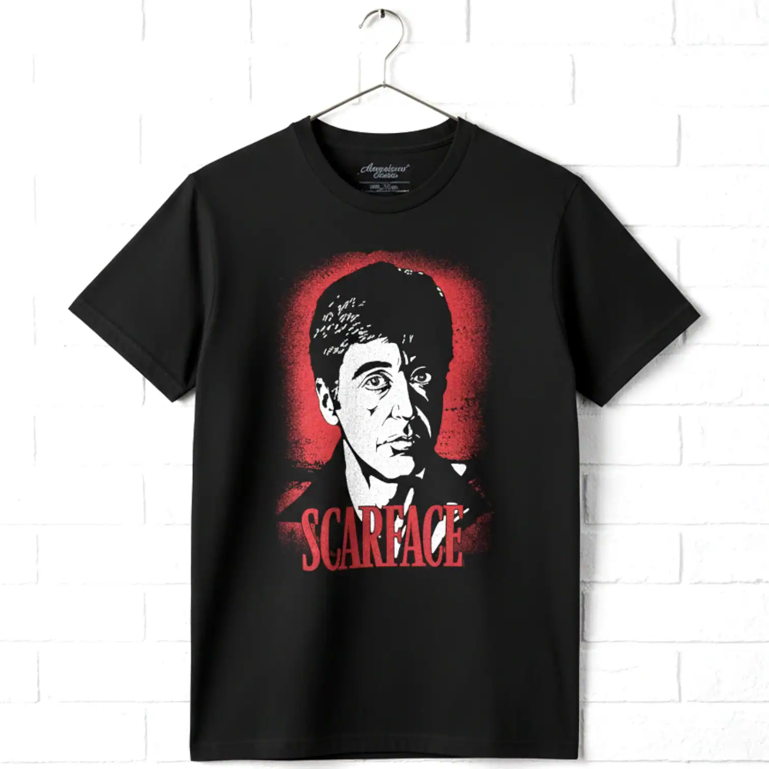 Scarface Comic Close-up Men's T Shirt