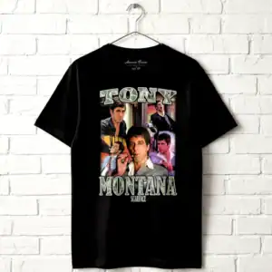 Scarface Tony Montana Money Montage Men's T Shirt