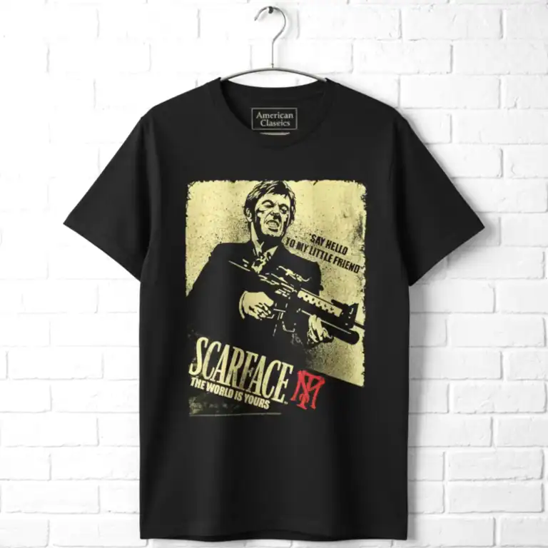 Scarface Big Gun Action Men's T Shirt