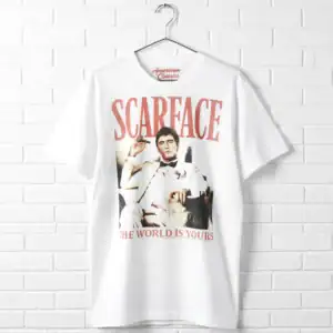 Scarface World is Yours Men's White T Shirt
