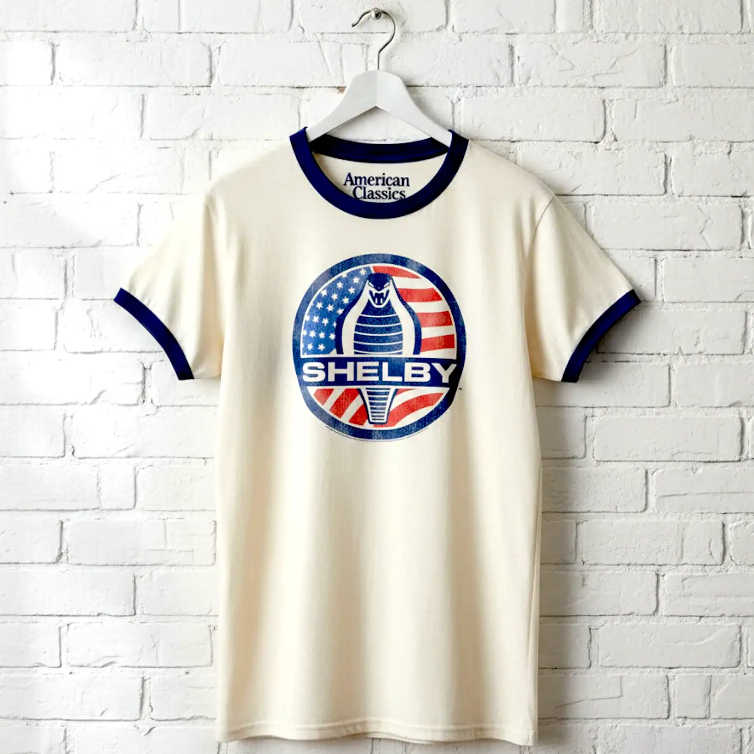 Shelby Cobra Star Spangled Ringer T Shirt