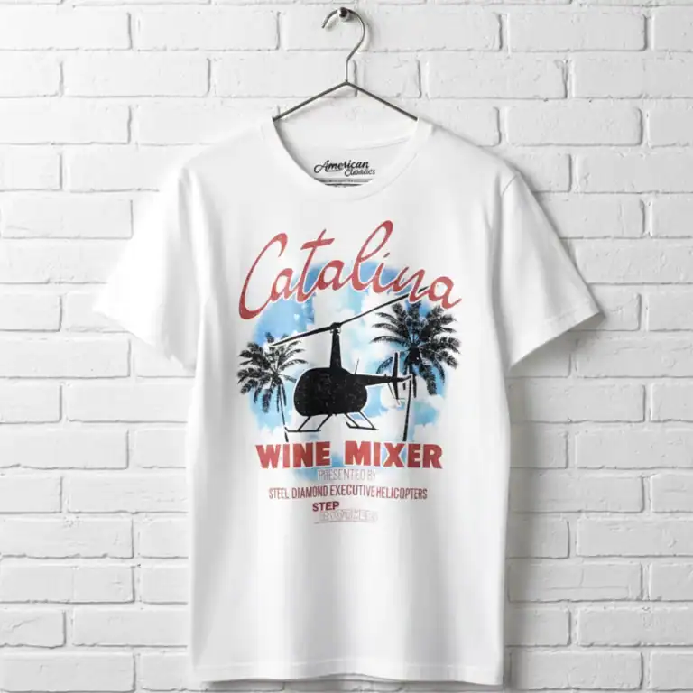 Step Brothers Catalina Wine Mixer Helicopter Men's T Shirt