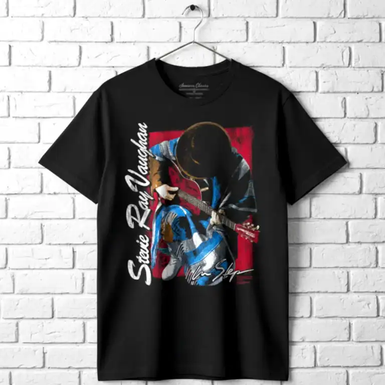 Stevie Ray Vaughan In Step Color Men's T Shirt