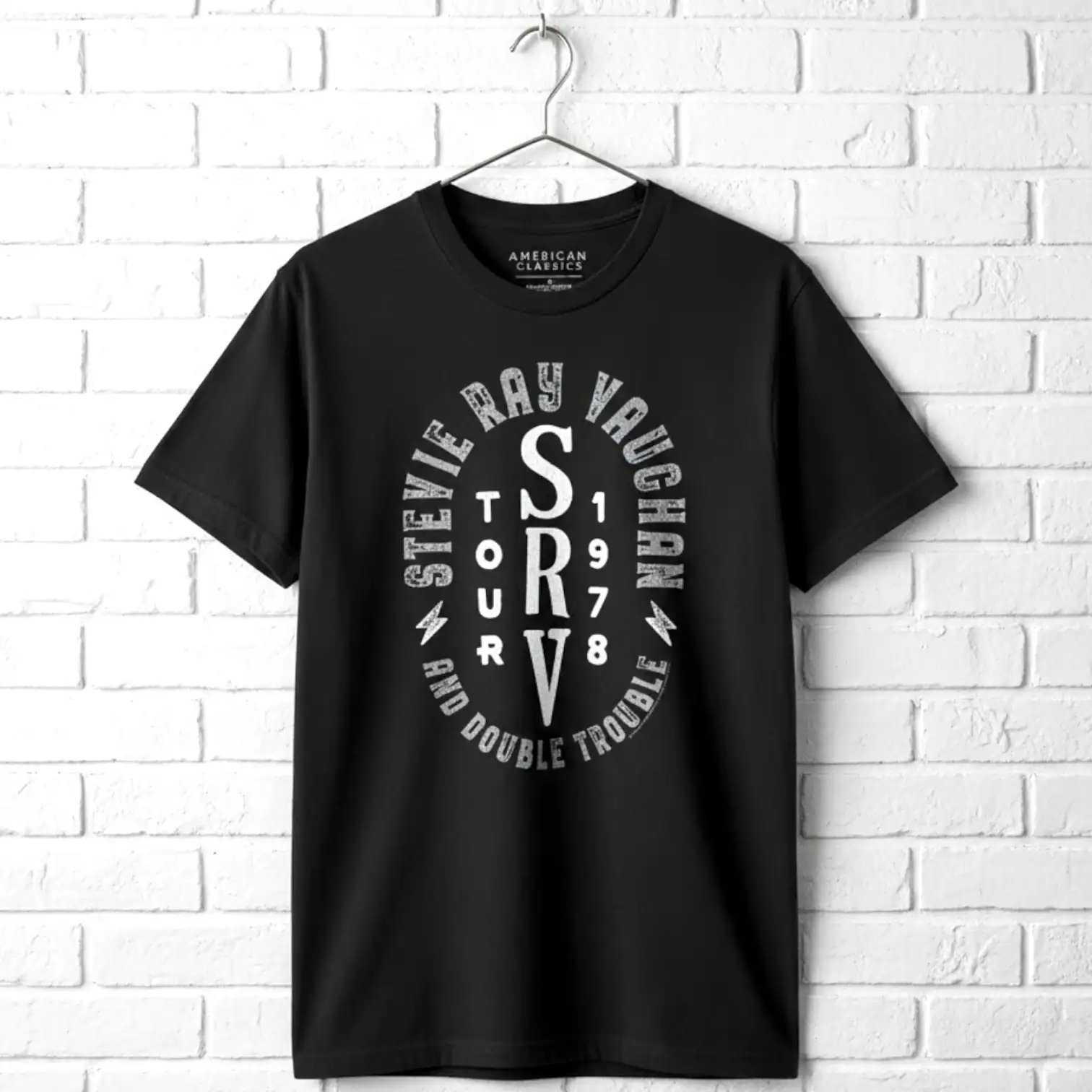 Stevie Ray Vaughan Tour 1978 Men's T Shirt