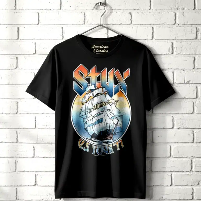 Styx Come Sail Away Tour 1977 Men's T Shirt
