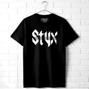 Styx Rock Band Logo Men's T Shirt