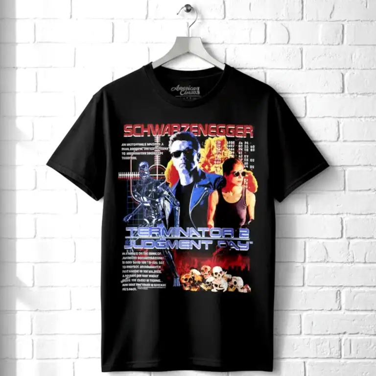 Terminator 2 Judgement Day Skulls Men's T Shirt