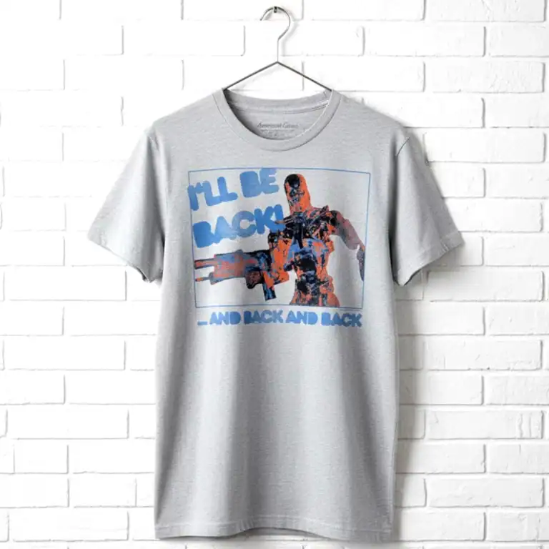 Terminator I'll Be Back Again Men's T Shirt