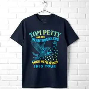 Tom Petty and the Heartbreakers 1995 tour T-shirt with bird graphic.