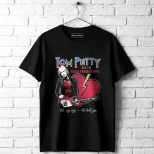 Classic Tom Petty and the Heartbreakers band graphic T-shirt.