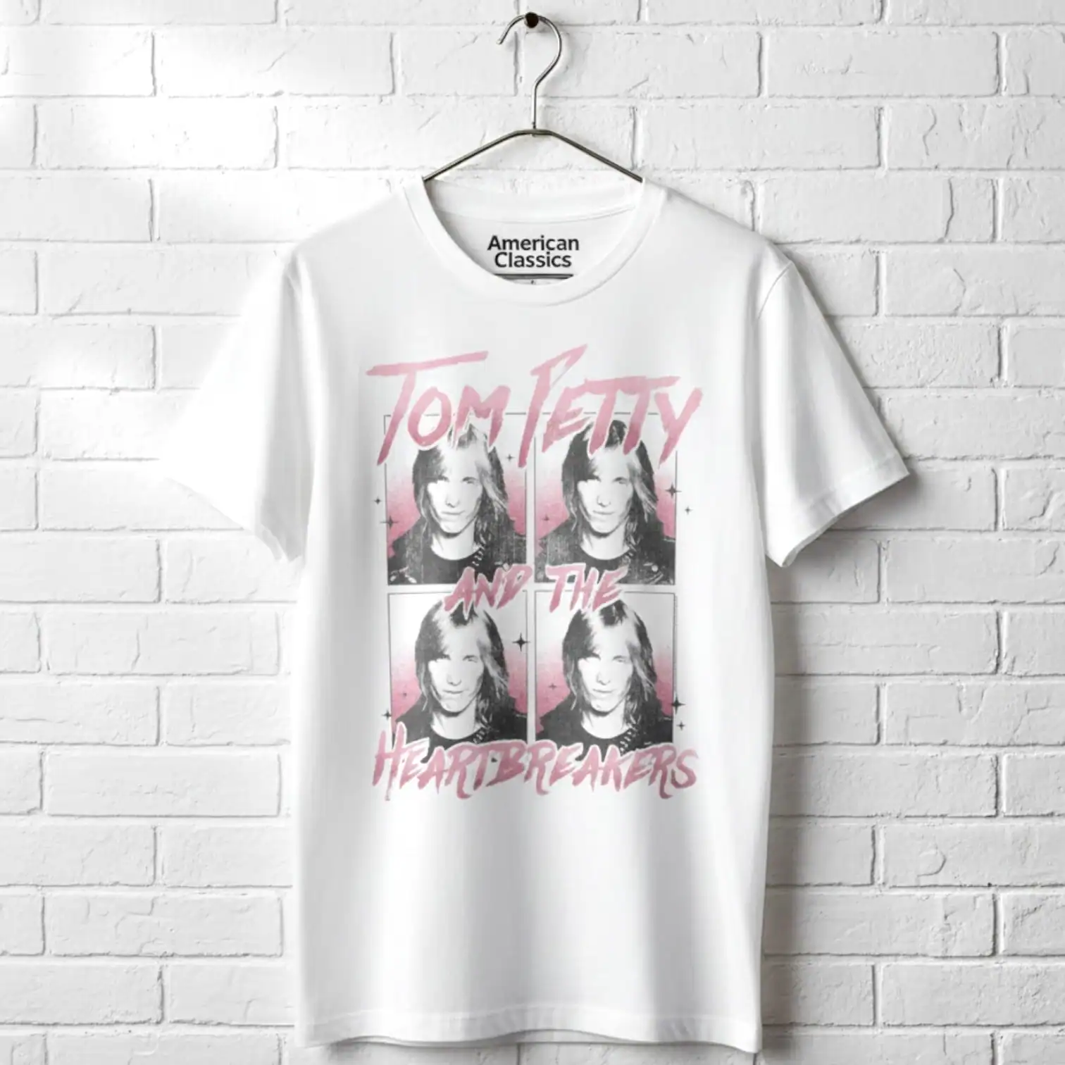 Classic Tom Petty and The Heartbreakers band tee for music fans.