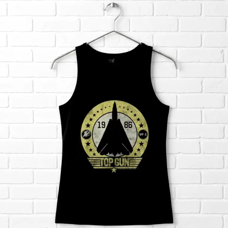 Top Gun VF1 Navy Squadron 1986 Men's Tank