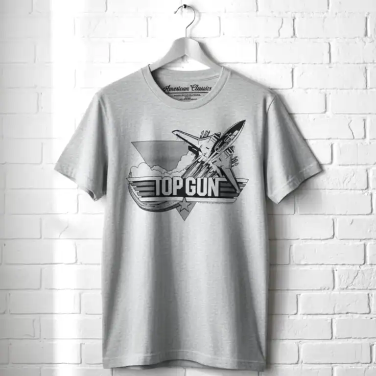 Top Gun F14 Fighter Jet Logo Men's T Shirt