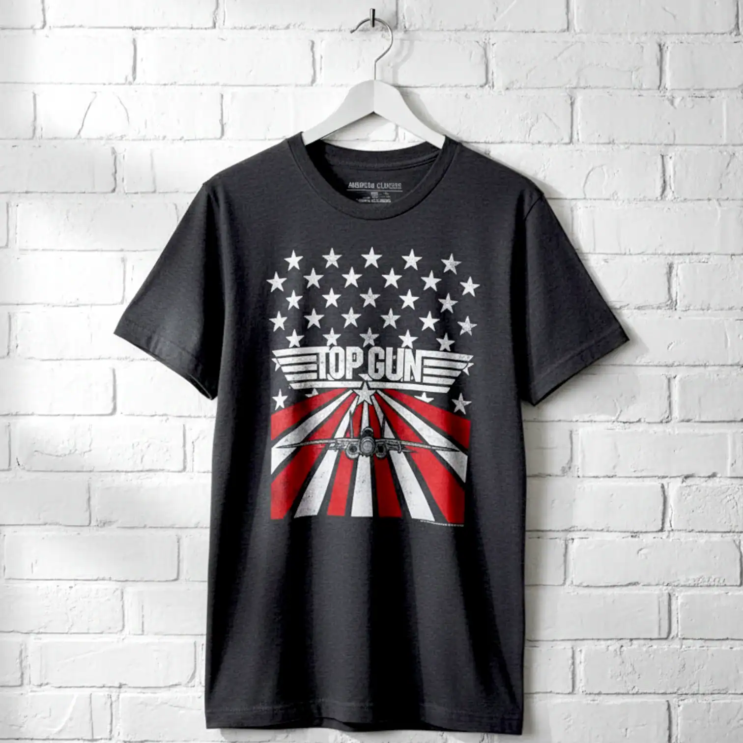 Top Gun Stars & Stripes Flag Men's T Shirt