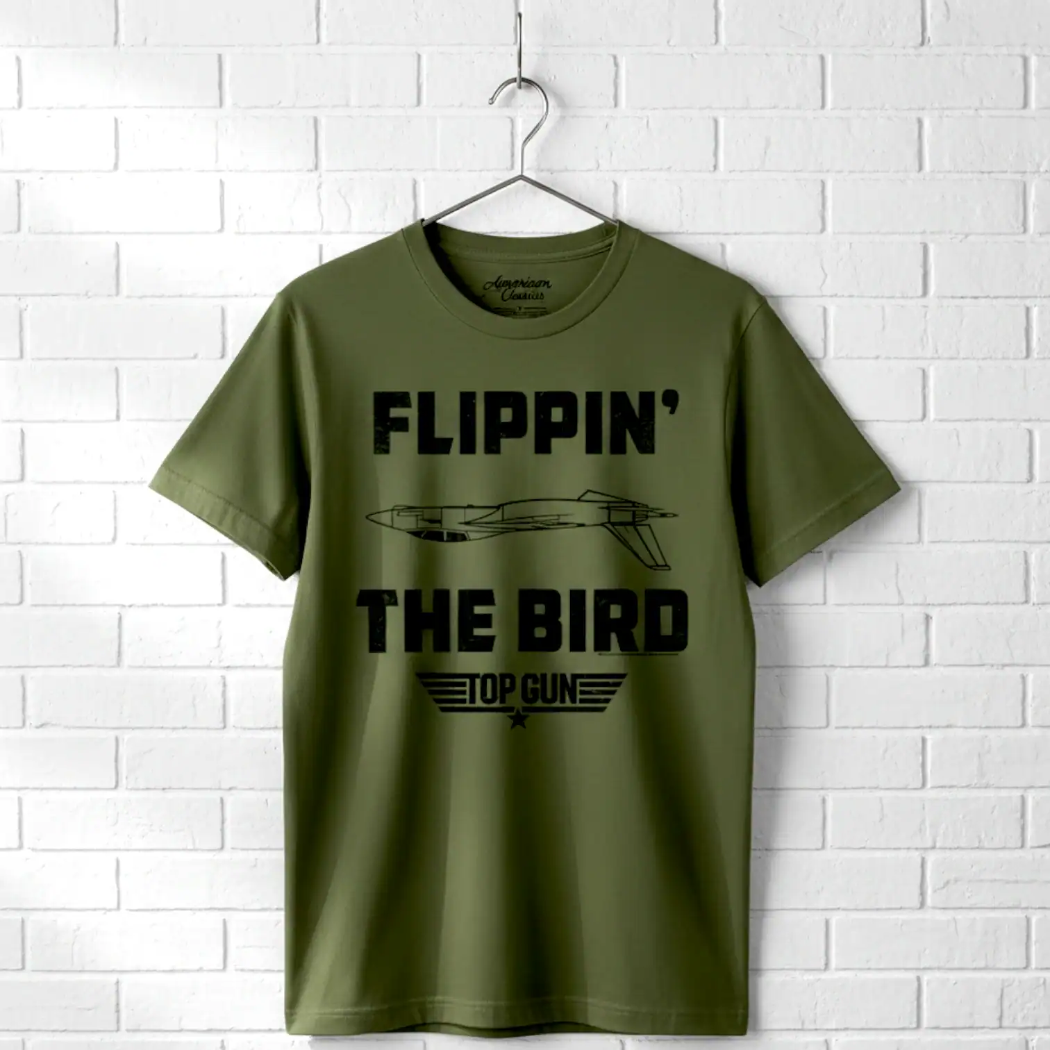 Top Gun Flippin the Bird Men's T Shirt