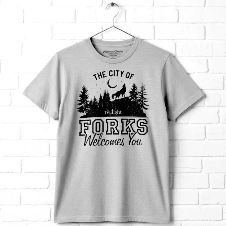 Twilight City of Forks Welcomes You Men's T Shirt