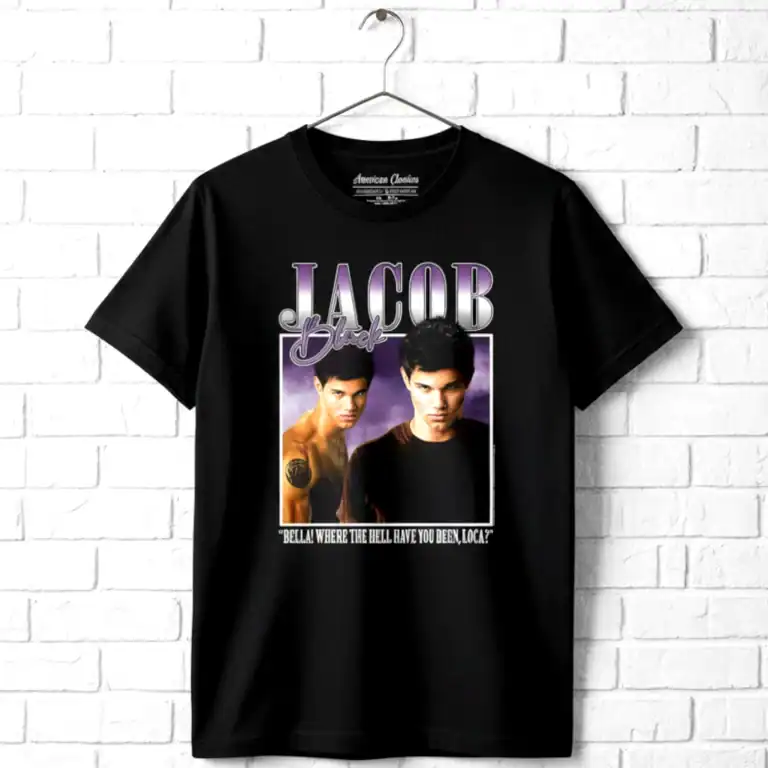 Twilight Jacob Black Bella Loca Men's T Shirt Tyler Lautner Werewolf Ninja