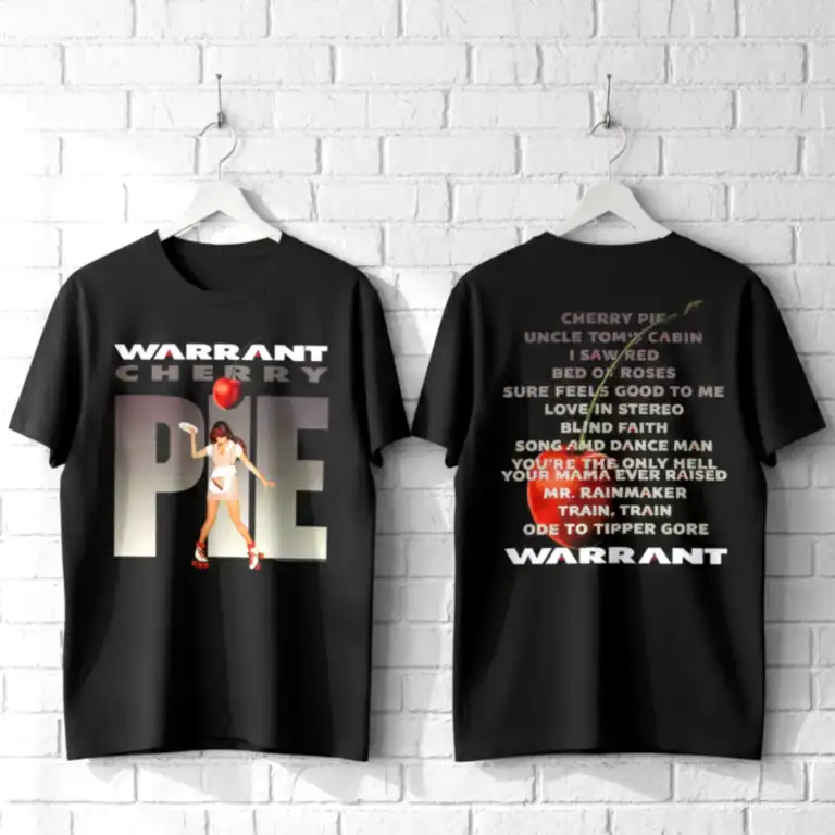 Warrant Cherry Pie Tracklist Men's T Shirt