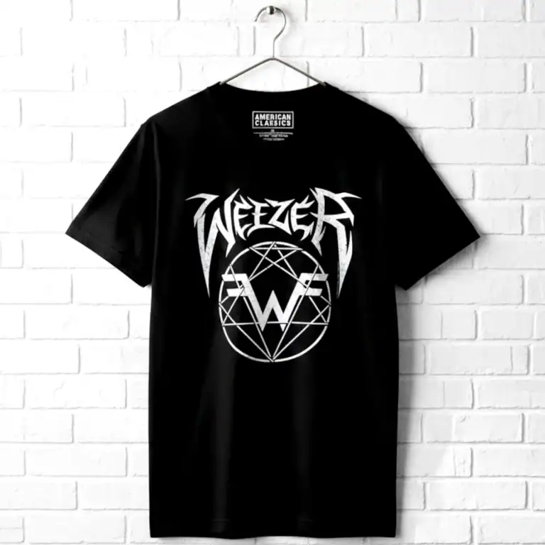 Weezer Metal Logo Men's T Shirt