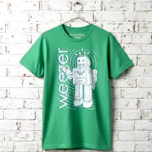 Weezer Robot Radio Men's T Shirt