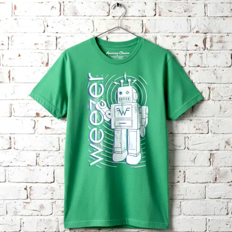 Weezer Robot Radio Men's T Shirt
