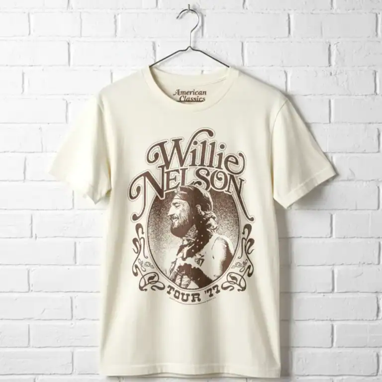 Willie Nelson Tour 77 Men's T Shirt