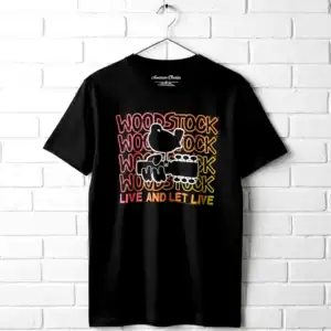 Woodstock Live & Let Live Men's T-Shirt