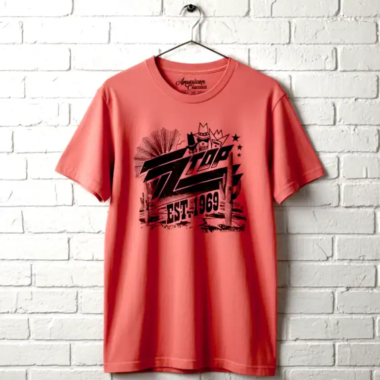 ZZ Top Texas Cactus 1969 Men's T Shirt