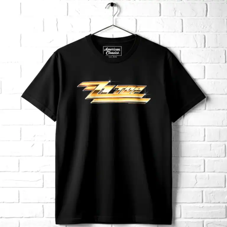 ZZ Top Gold Logo Men's T Shirt