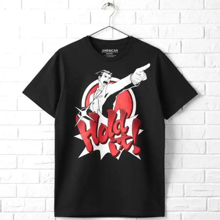 Ace Attorney Phoenix Wright Hold It Men's T Shirt