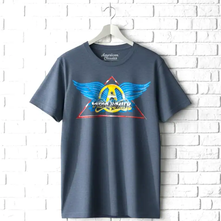 Aerosmith Winged Logo Men's T Shirt