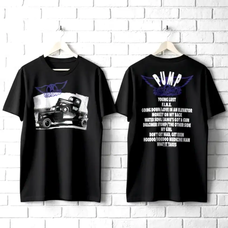 Aerosmith Pump Album Tracklist Men's T Shirt