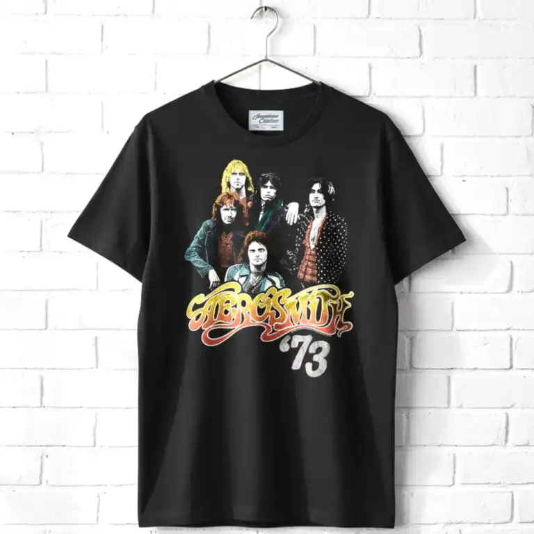 Aerosmith Smiles 73 Men's T Shirt