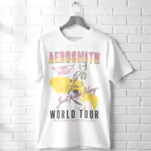 Aerosmith Just Push Play World Tour Men's T Shirt