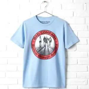 Bad Company Burning Through America Tour 1977 Men's T Shirt