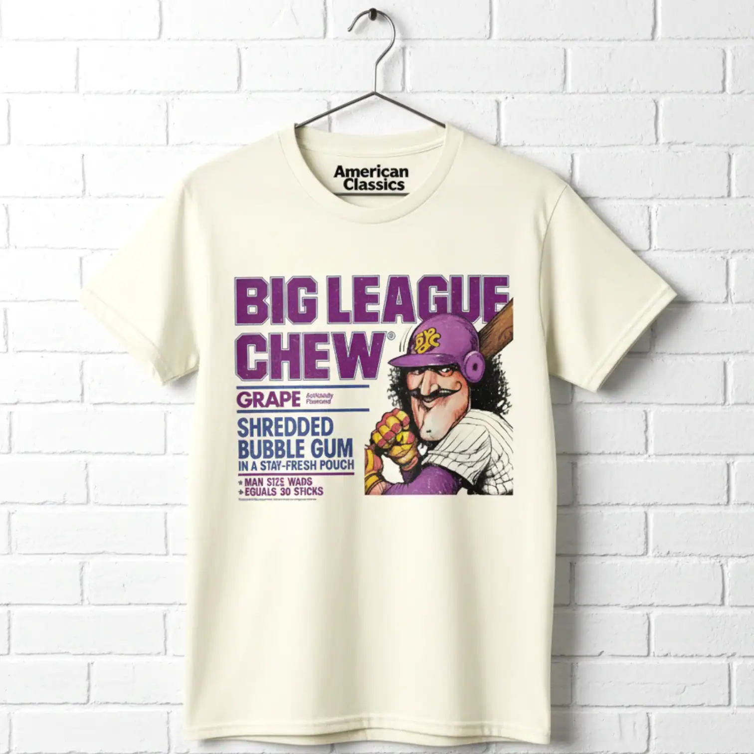 Big League Chew Grape Shredded Bubble Gum Men's T Shirt
