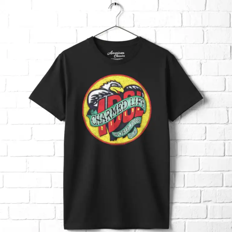 Billy Idol Charmed Life World Tour 1990-91 Men's T Shirt