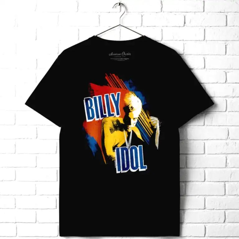 Billy Idol Rebel Yell Artwork Men's T Shirt